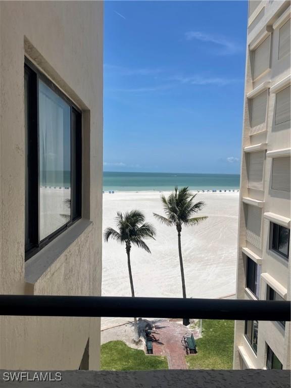 6672 Estero Blvd Unit A606, Fort Myers Beach, FL 33931 - water view with local beach