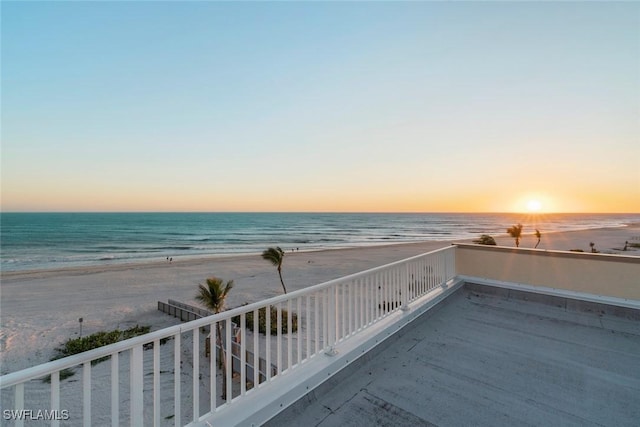 3127 W Gulf Dr Unit 106, Sanibel, FL 33957 - balcony featuring a beach view and a water view
