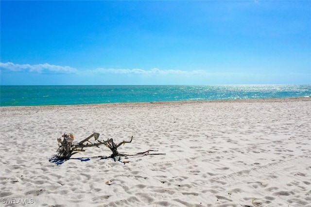 3127 W Gulf Dr Unit 106, Sanibel, FL 33957 - property view of water featuring a view of the beach
