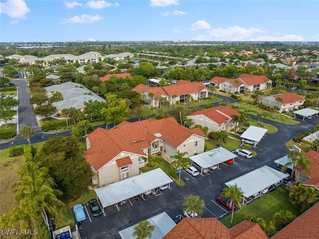 9623 Eaton Gardens Ln Unit 105, Fort Myers, FL 33919 - drone / aerial view featuring a residential view