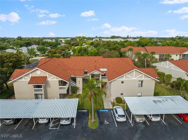 9623 Eaton Gardens Ln Unit 105, Fort Myers, FL 33919 - drone / aerial view with a residential view