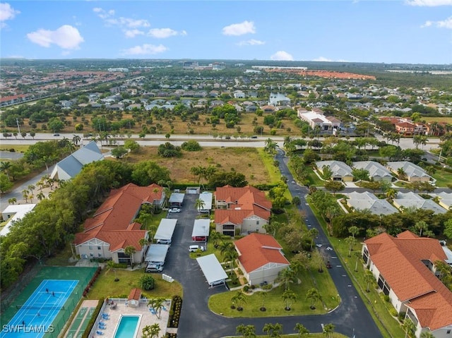 9623 Eaton Gardens Ln Unit 105, Fort Myers, FL 33919 - birds eye view of property featuring a residential view