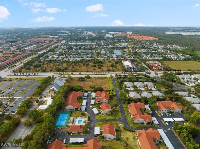 9623 Eaton Gardens Ln Unit 105, Fort Myers, FL 33919 - birds eye view of property with a residential view