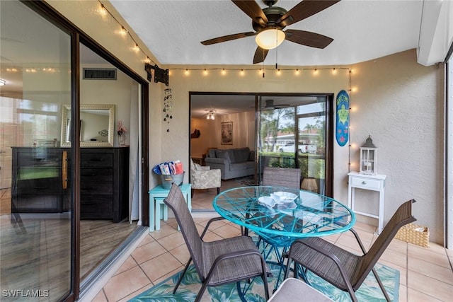 9623 Eaton Gardens Ln Unit 105, Fort Myers, FL 33919 - sunroom featuring visible vents