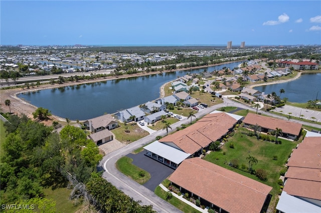 16860 Ginger Ln Unit 3049, Fort Myers, FL 33908 - aerial view of residential area with a nearby body of water