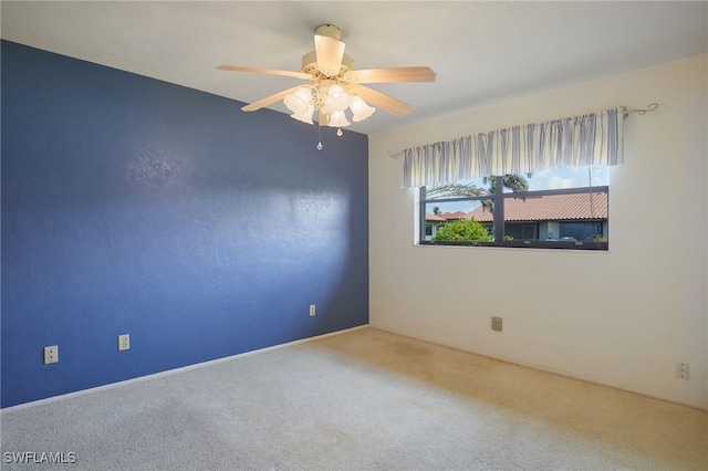 16860 Ginger Ln Unit 3049, Fort Myers, FL 33908 - carpeted spare room featuring ceiling fan
