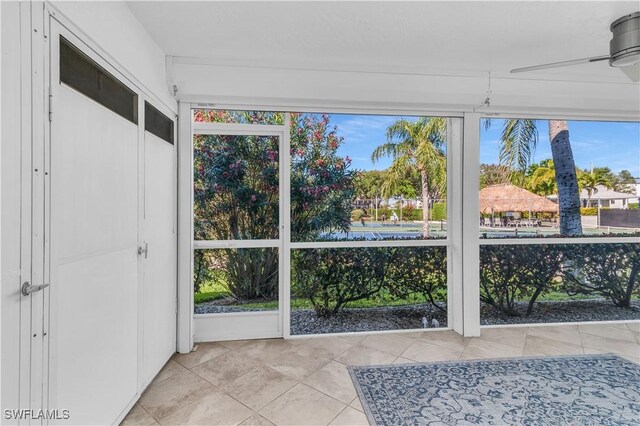 661 W Elkcam Cir Unit 911, Marco Island, FL 34145 - view of unfurnished sunroom