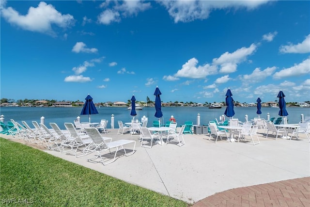 661 W Elkcam Cir Unit 911, Marco Island, FL 34145 - view of pool featuring a water view