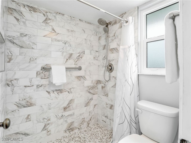 21687/689 Indian Bayou Dr, Fort Myers Beach, FL 33931 - full bathroom with toilet and a tile shower