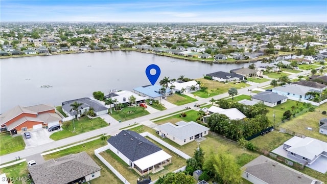 1703 SW 6th Ave, Cape Coral, FL 33991 - aerial view of residential area with a large body of water
