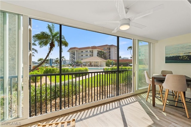 222 Harbour Dr Unit 104, Naples, FL 34103 - view of sunroom / solarium