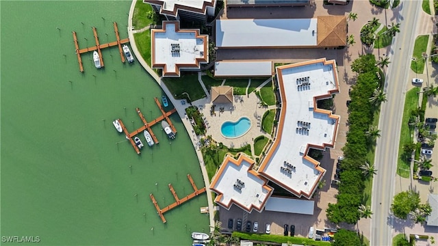 222 Harbour Dr Unit 104, Naples, FL 34103 - aerial view
