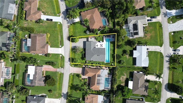 160 Coral Vine Dr, Naples, FL 34110 - bird's eye view with a residential view