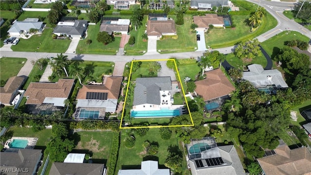 160 Coral Vine Dr, Naples, FL 34110 - bird's eye view with a residential view