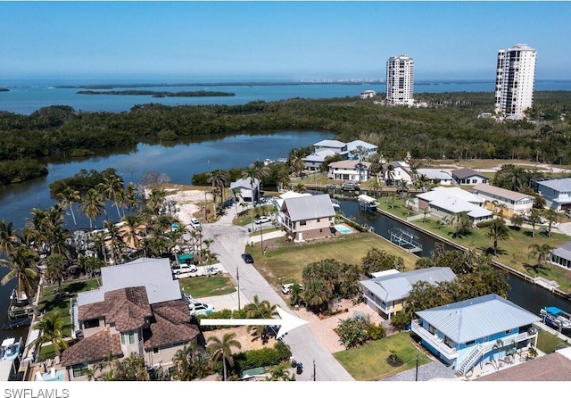 4738 Jackfish St, Bonita Springs, FL 34134 - aerial view featuring a water view