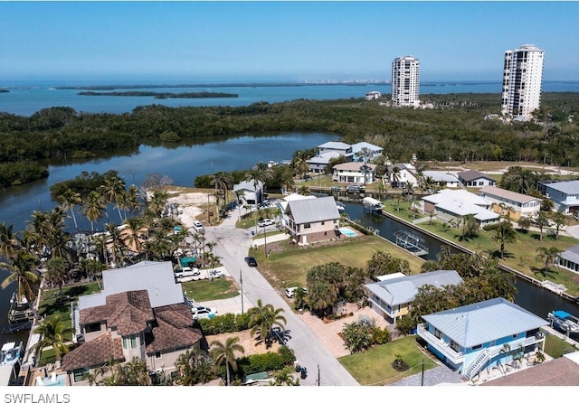 4738 Jackfish St, Bonita Springs, FL 34134 - aerial view with a water view