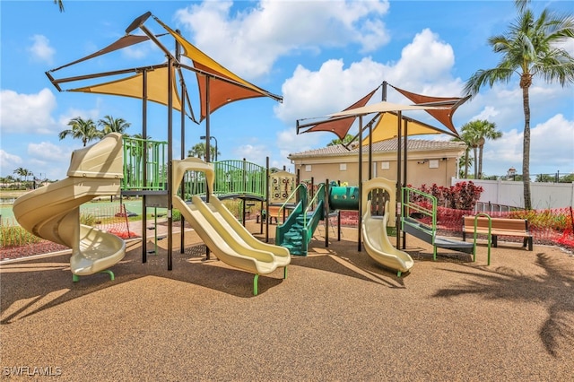 7547 Novara Ct, Naples, FL 34114 - communal playground with fence