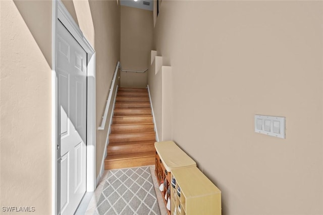 view of staircase
