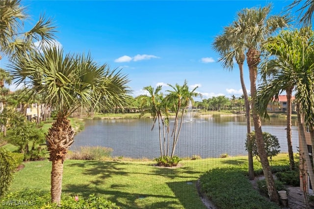 property view of water