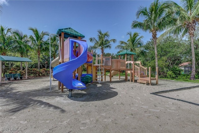 view of communal playground
