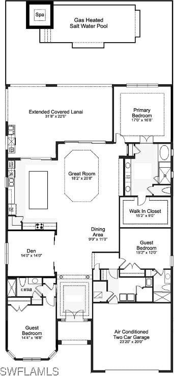 9476 Livorno Ct, Naples, FL 34119 - view of home floor plan
