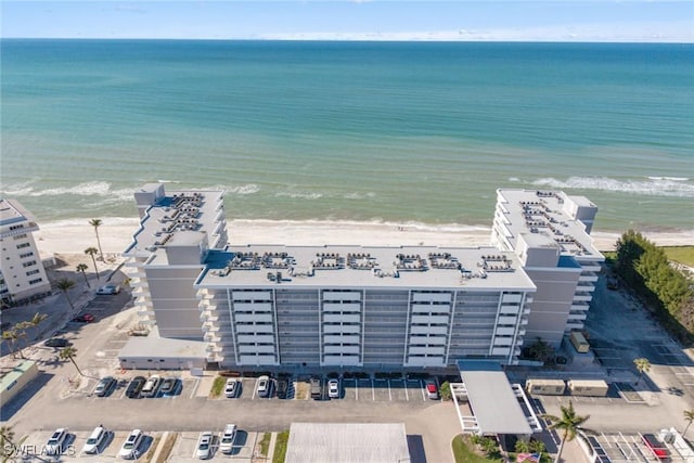 3443 Gulf Shore Blvd N Unit 403, Naples, FL 34103 - aerial view with a beach view and a water view