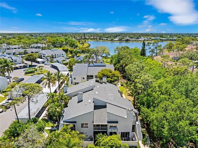 3130 Kings Lake Blvd Unit 7543, Naples, FL 34112 - bird's eye view featuring a water view and a residential view