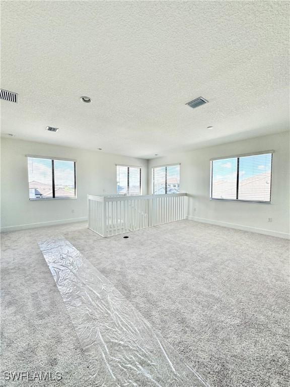 5048 Gambero Way, Ave Maria, FL 34142 - spare room with visible vents, carpet flooring, and a textured ceiling