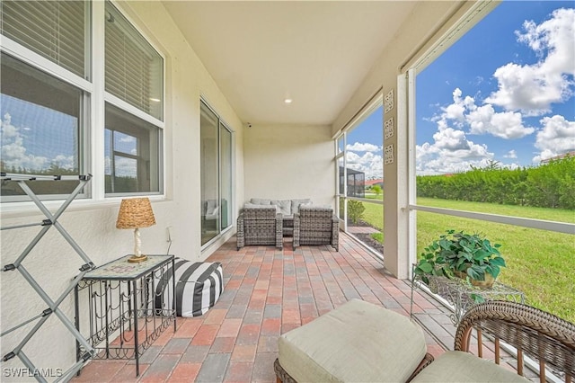 2916 Royal Gardens Ave, Fort Myers, FL 33916 - view of patio featuring an outdoor living space