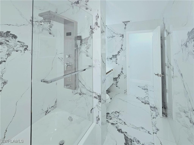 bathroom featuring shower / bath combination