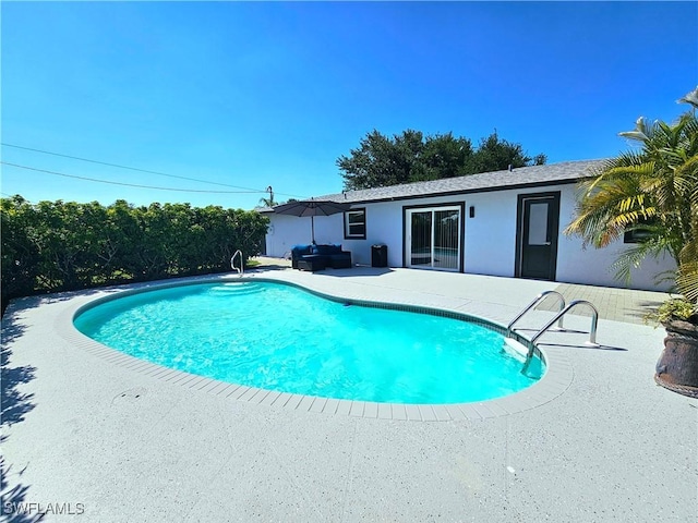 1312 Archdale St, Lehigh Acres, FL 33936 - view of pool with a patio