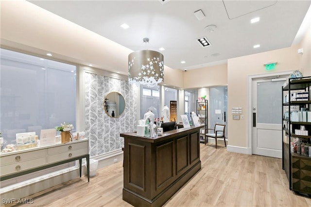 view of reception area
