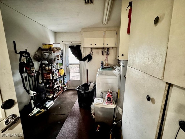 1148 Barbour Ave, Port Charlotte, FL 33948 - interior space featuring washer / dryer and cabinet space
