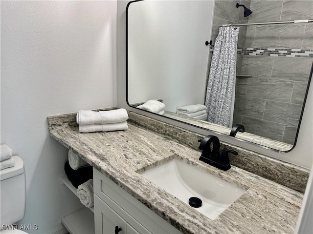17304 Timber Oak Ln, Fort Myers, FL 33908 - full bath with toilet, vanity, and tiled shower