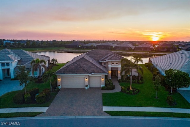 14364 Neptune Ave, Naples, FL 34114 - aerial perspective of suburban area featuring a large body of water