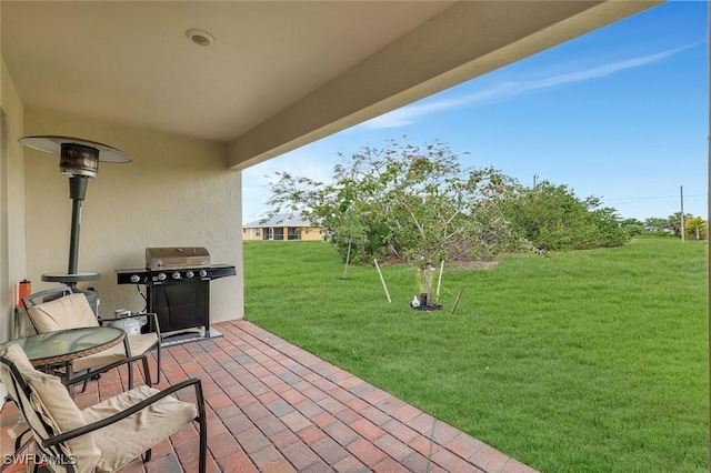 2701 NW Embers Ter, Cape Coral, FL 33993 - view of patio with a grill