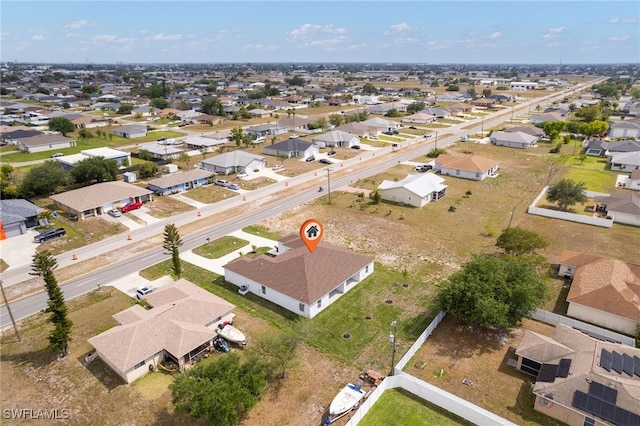 birds eye view of property featuring a residential view