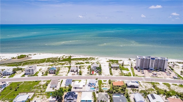7973 Estero Blvd, Fort Myers Beach, FL 33931 - bird's eye view with a water view and a beach view