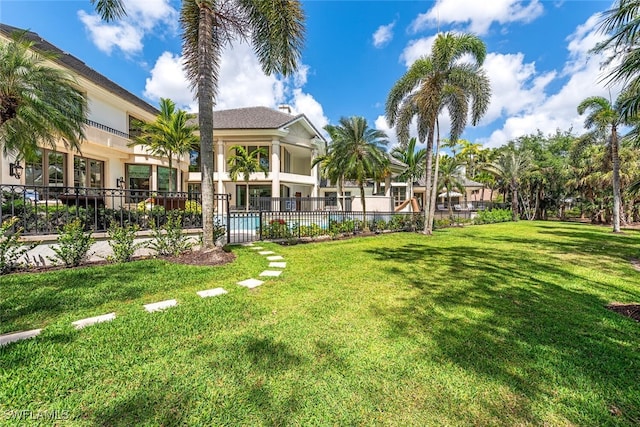 4300 Brynwood Dr, Naples, FL 34119 - view of yard with fence