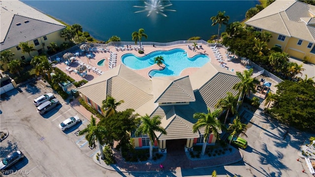 14512 Abaco Lakes Dr Unit 103, Fort Myers, FL 33908 - aerial view featuring a water view