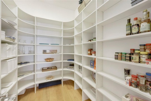 view of storage area