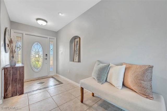28389 Verde Ln, Bonita Springs, FL 34135 - foyer featuring baseboards and tile patterned flooring