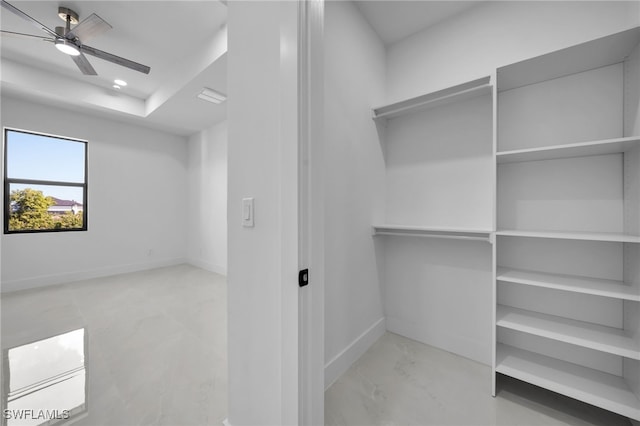 129 NE 5th Ter, Cape Coral, FL 33909 - spacious closet featuring ceiling fan