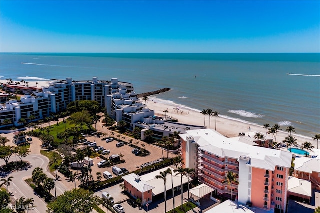 2401 Gulf Shore Blvd N Unit 13, Naples, FL 34103 - aerial view of waterfront with a beach