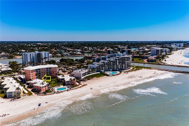 2401 Gulf Shore Blvd N Unit 13, Naples, FL 34103 - view of urban area featuring expansive beach