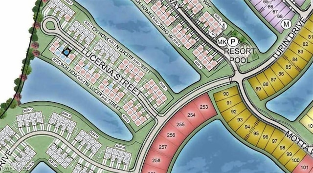 15320 Lucerna St Unit 102, Naples, FL 34114 - map of parcels
