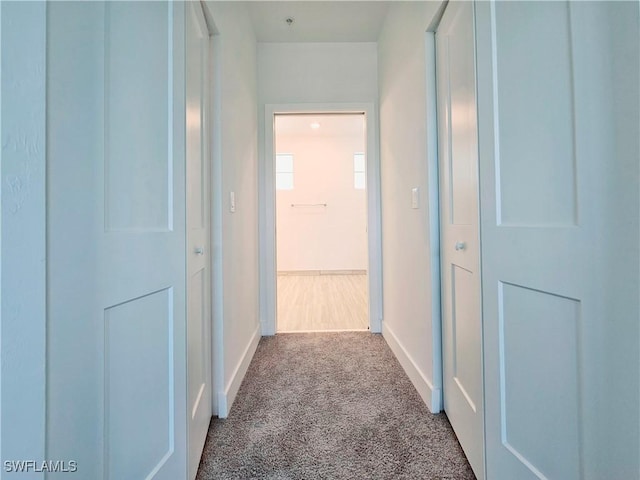 26330 Coco Cay Cir Unit 201, Bonita Springs, FL 34135 - corridor with carpet floors and baseboards