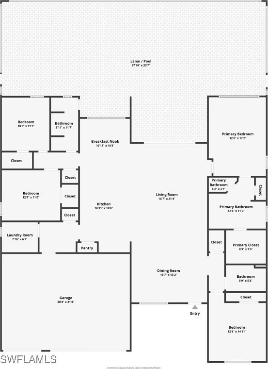 1410 SW 38th St, Cape Coral, FL 33914 - property floor plan