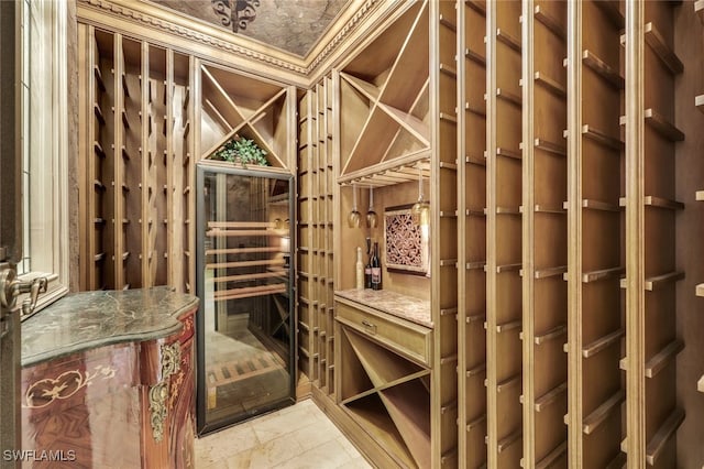 580 S Heathwood Dr, Marco Island, FL 34145 - view of wine cellar