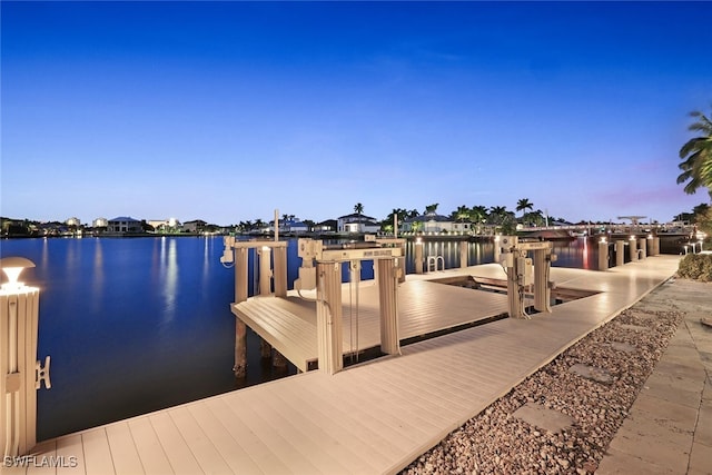 580 S Heathwood Dr, Marco Island, FL 34145 - view of dock featuring a water view